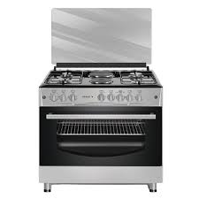 MAXI GAS COOKER 60X90 4B 2P siliver